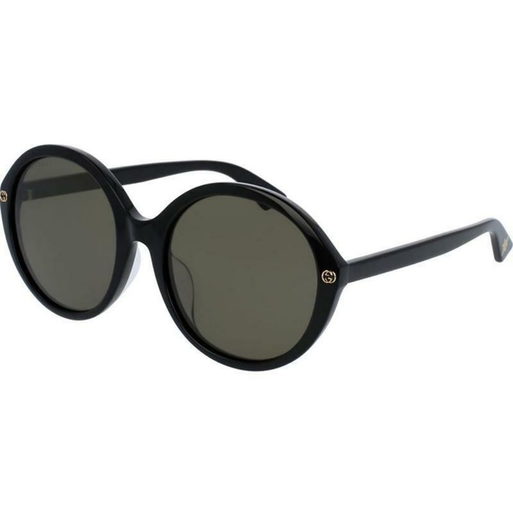 Gucci Sunglasses Black w/Green Lens Women